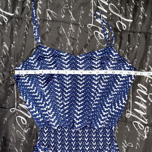 Fire Los Angeles Jumpsuit Size M Blue White - Picture 12 of 15